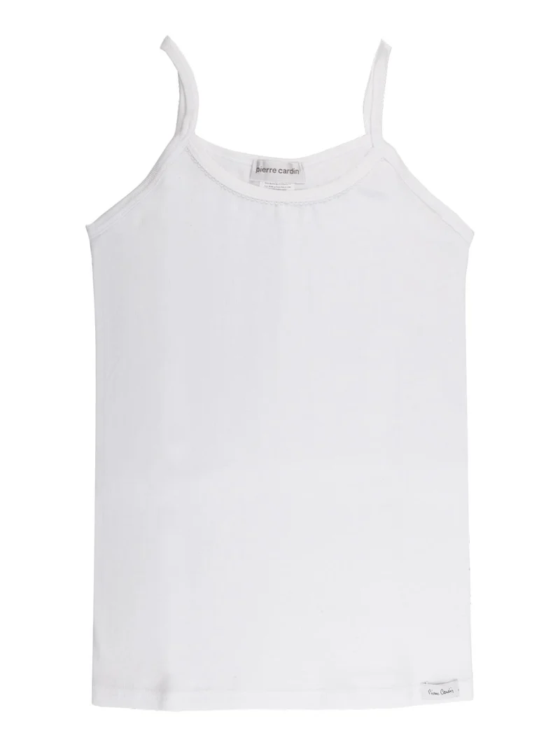 Canottiera in cotone - bianco