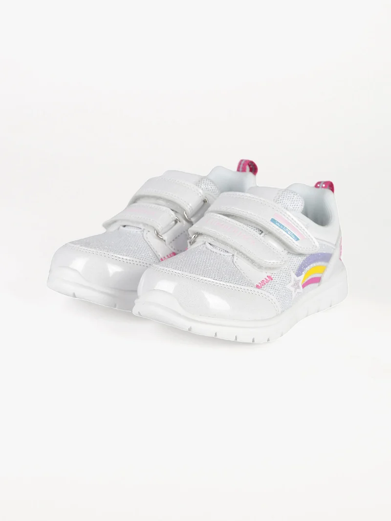 CRASH Scarpe da bimba con strappi - bianco