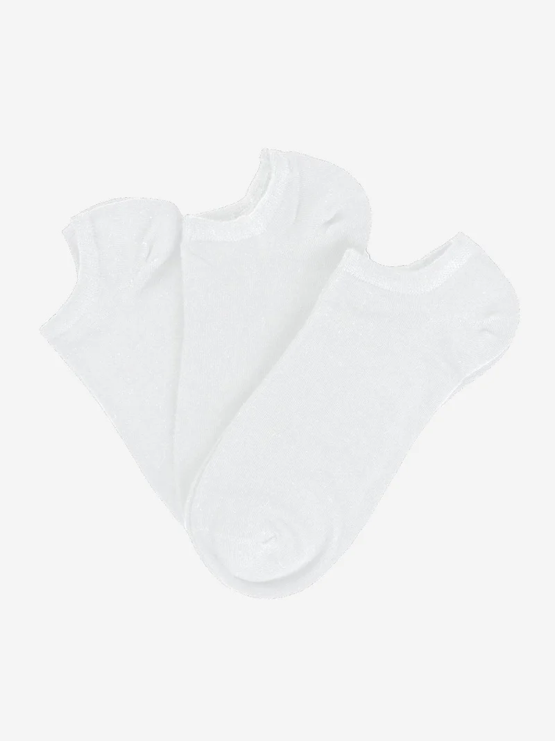 Calze fantasmino unisex 3 PAIA - bianco