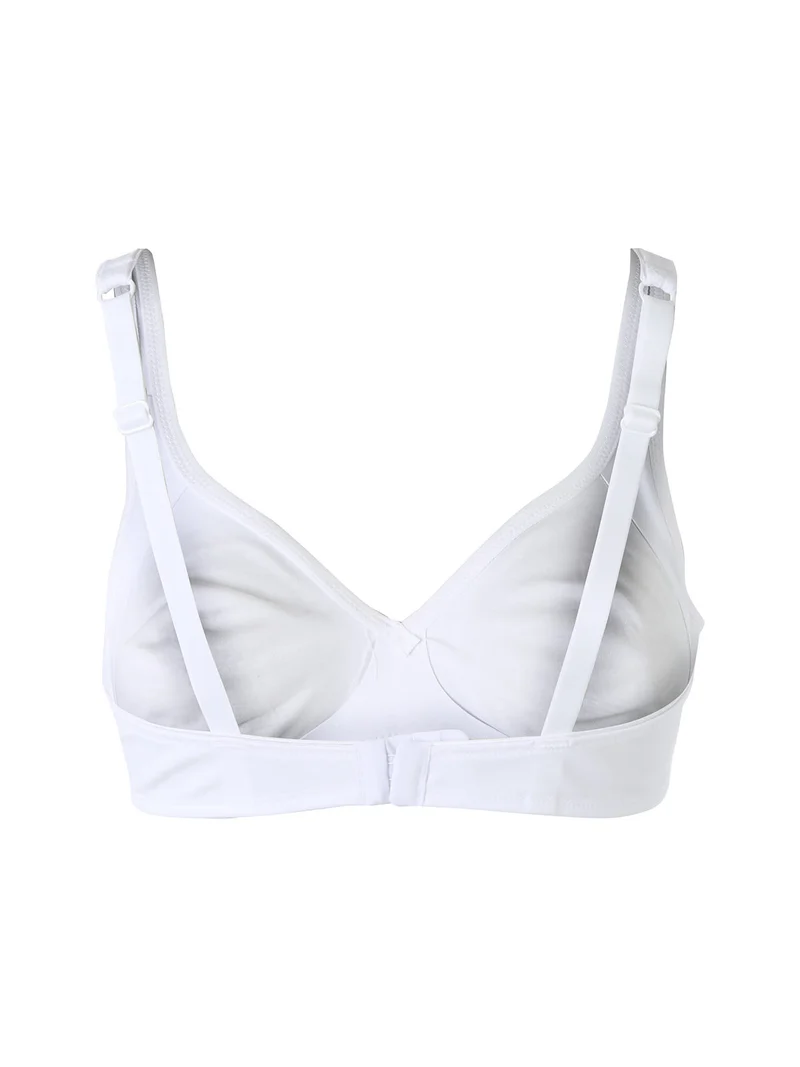 PINK Reggiseno con coppe preformate in cotone makò COPPA B - bianco