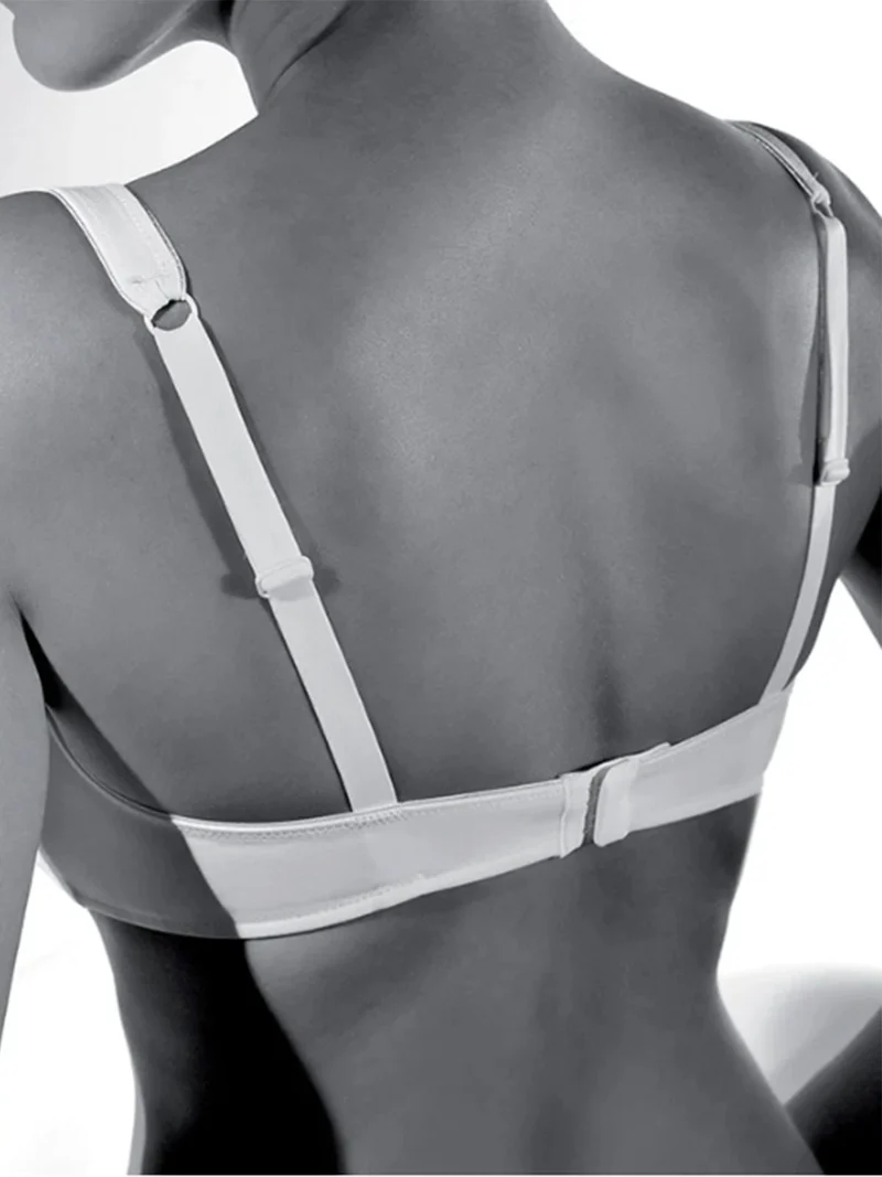 PINK Reggiseno con coppe preformate in cotone makò COPPA B - bianco