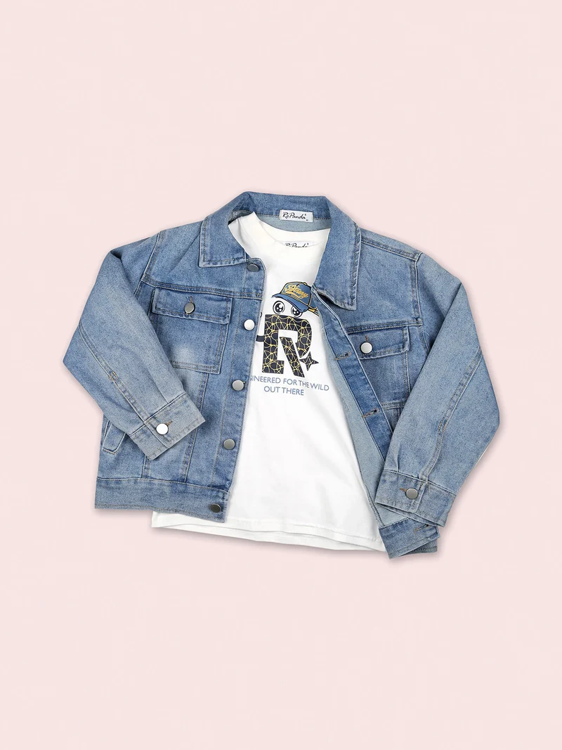 Giacca in jeans da bambino - jeans