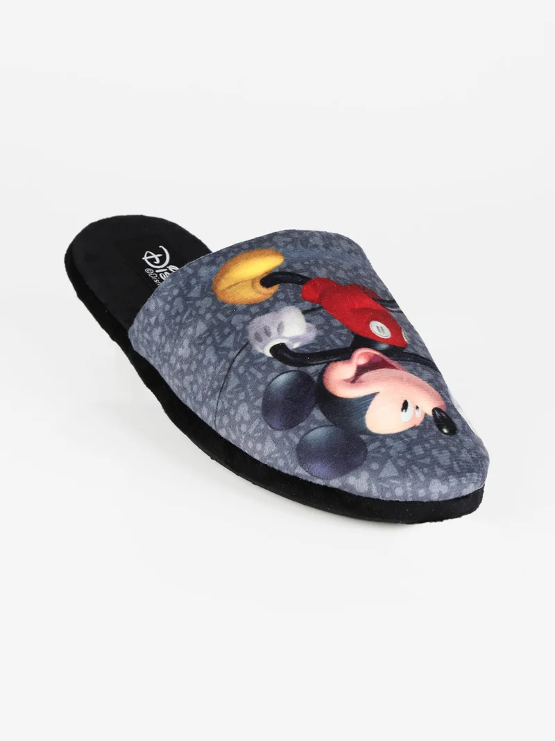 Pantofole donna con stampe - nero