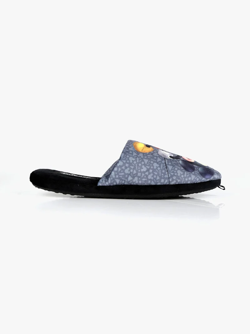 Pantofole donna con stampe - nero
