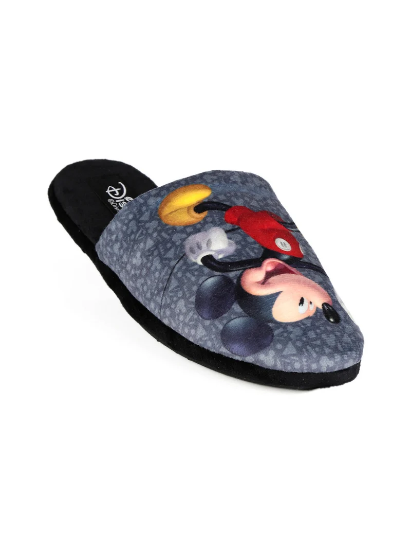 Pantofole donna con stampe - nero