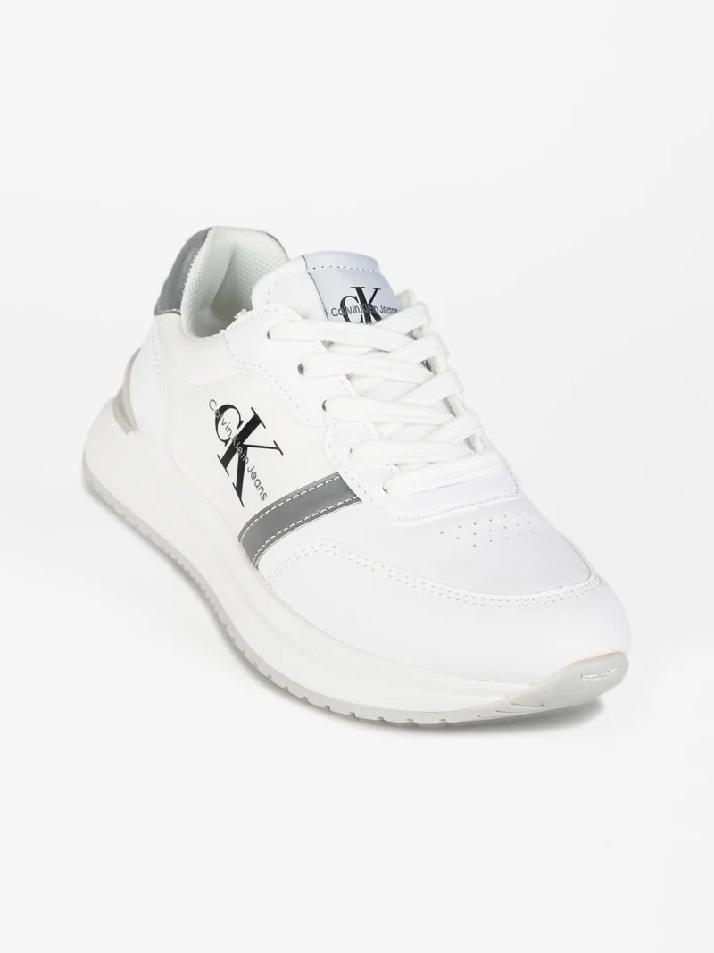 Sneakers stringata da bambino - bianco