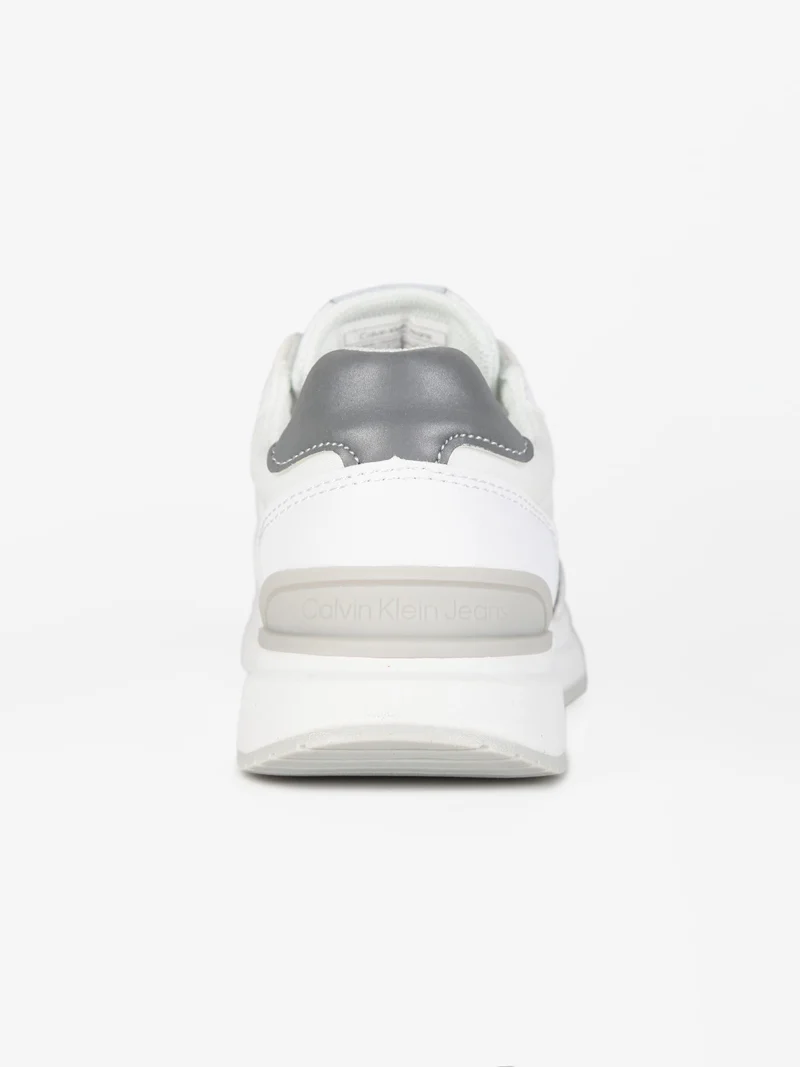 Sneakers stringata da bambino - bianco