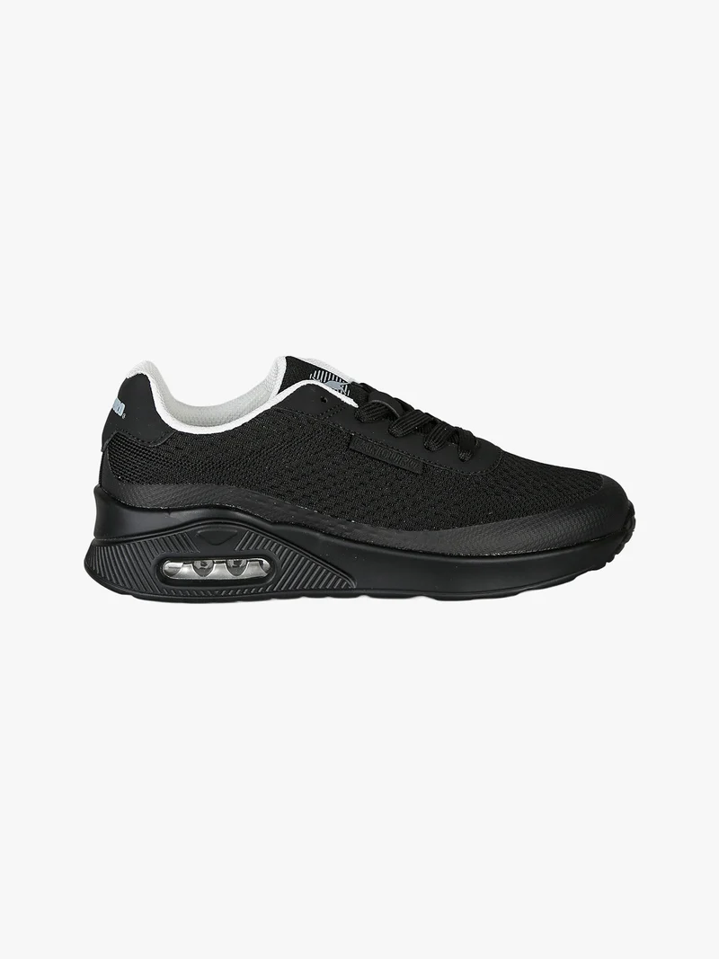 Sneakers sportive da donna in tessuto con air - nero