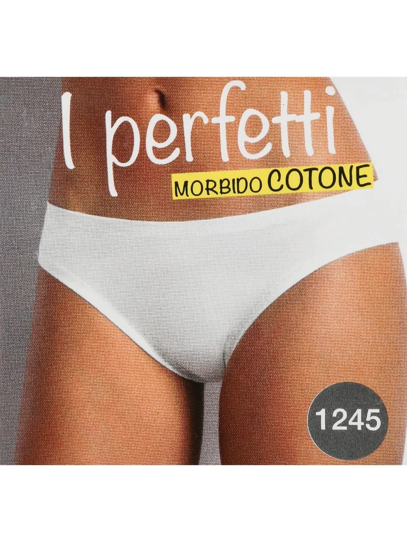 Slip in cotone elasticizzato - bianco