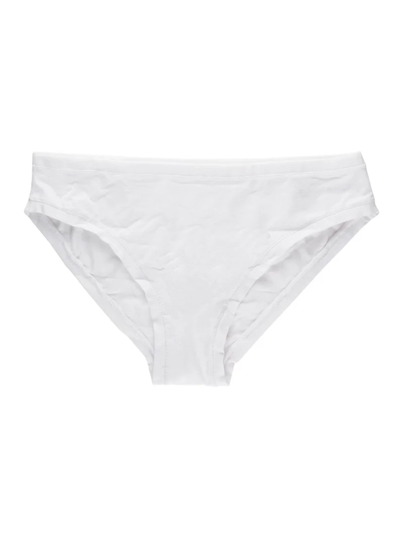 Slip in cotone elasticizzato - bianco