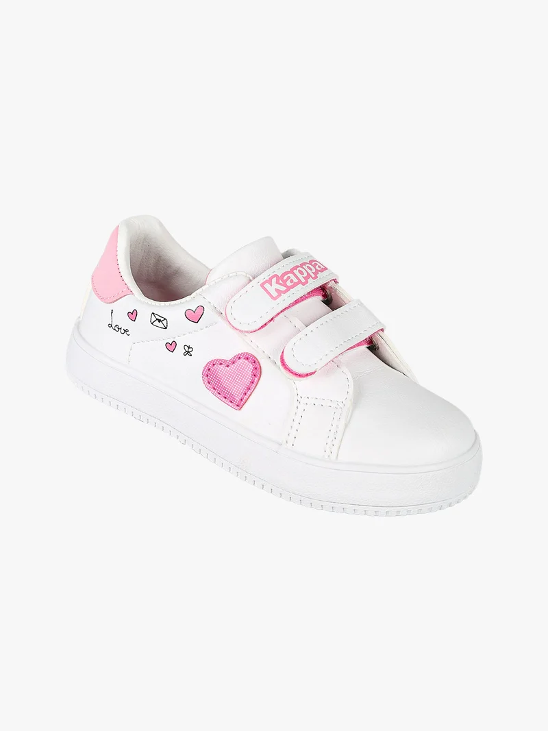 ZOOM Sneakers da bambina in ecopelle con strappi - bianco