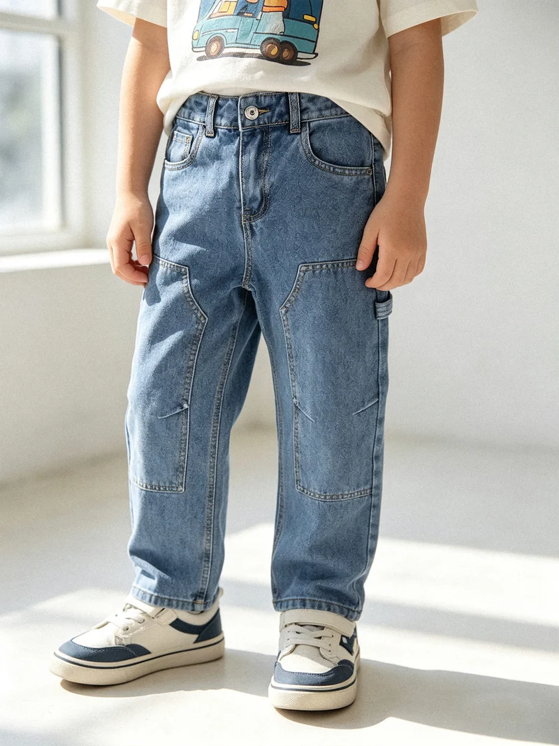Jeans da bambino a gamba dritta - jeans