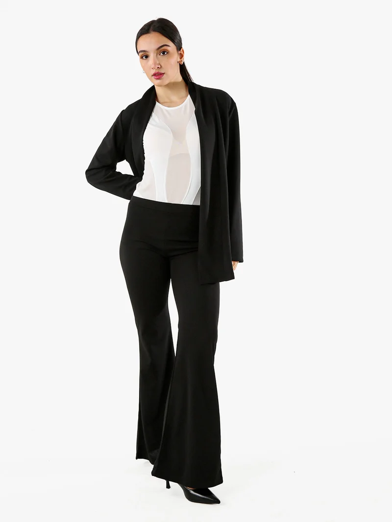 Blazer donna aperto - nero