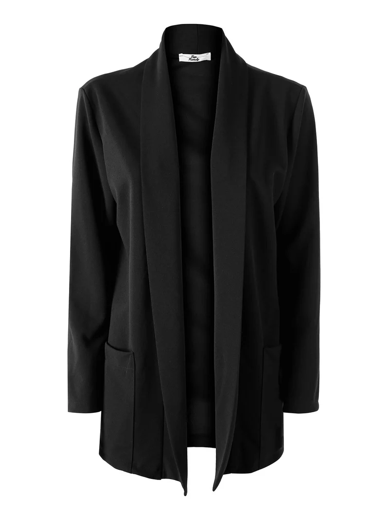 Blazer donna aperto - nero
