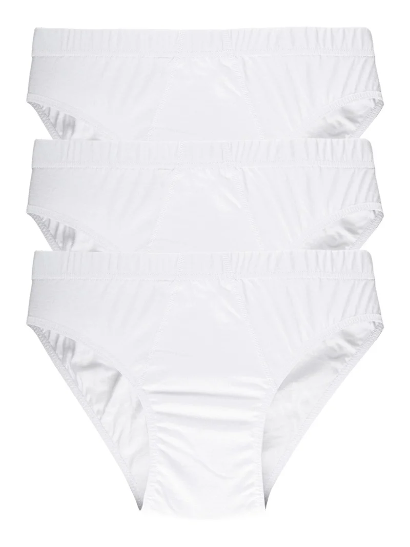 Confezione 3 pezzi slip da uomo - bianco