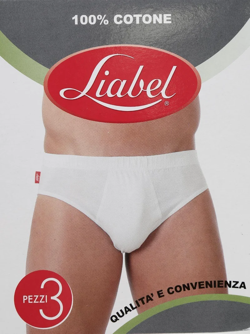 Confezione 3 pezzi slip da uomo - bianco