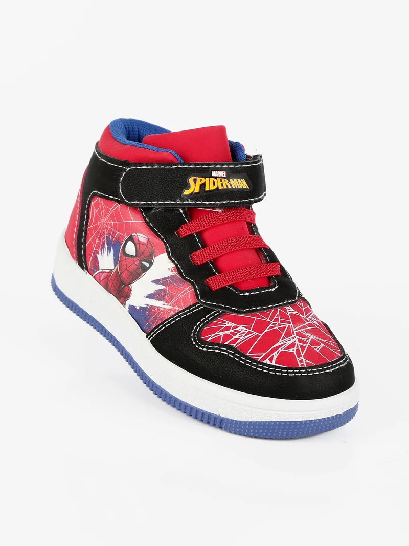 Sneakers alte da bambino con stampe - rosso