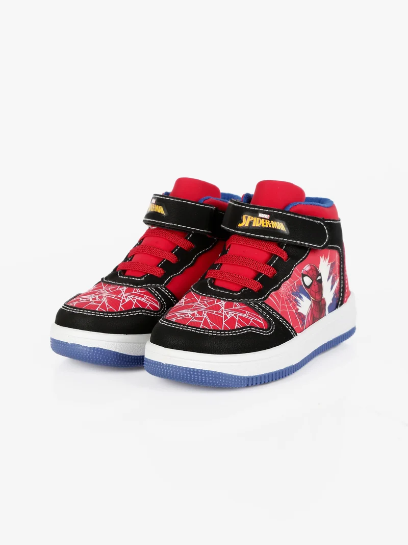 Sneakers alte da bambino con stampe - rosso
