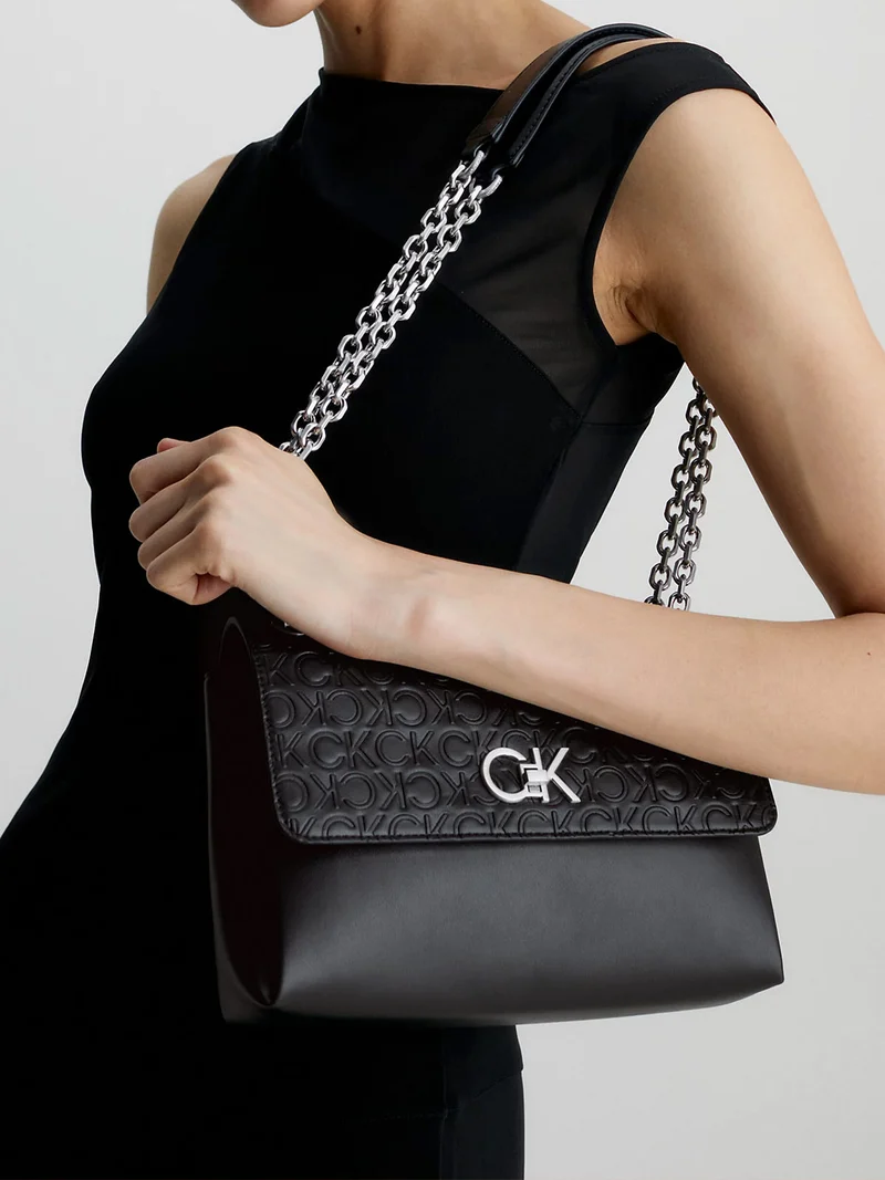 Re-Lock ew Cony Crossbody Borsa a tracolla con stampe - nero