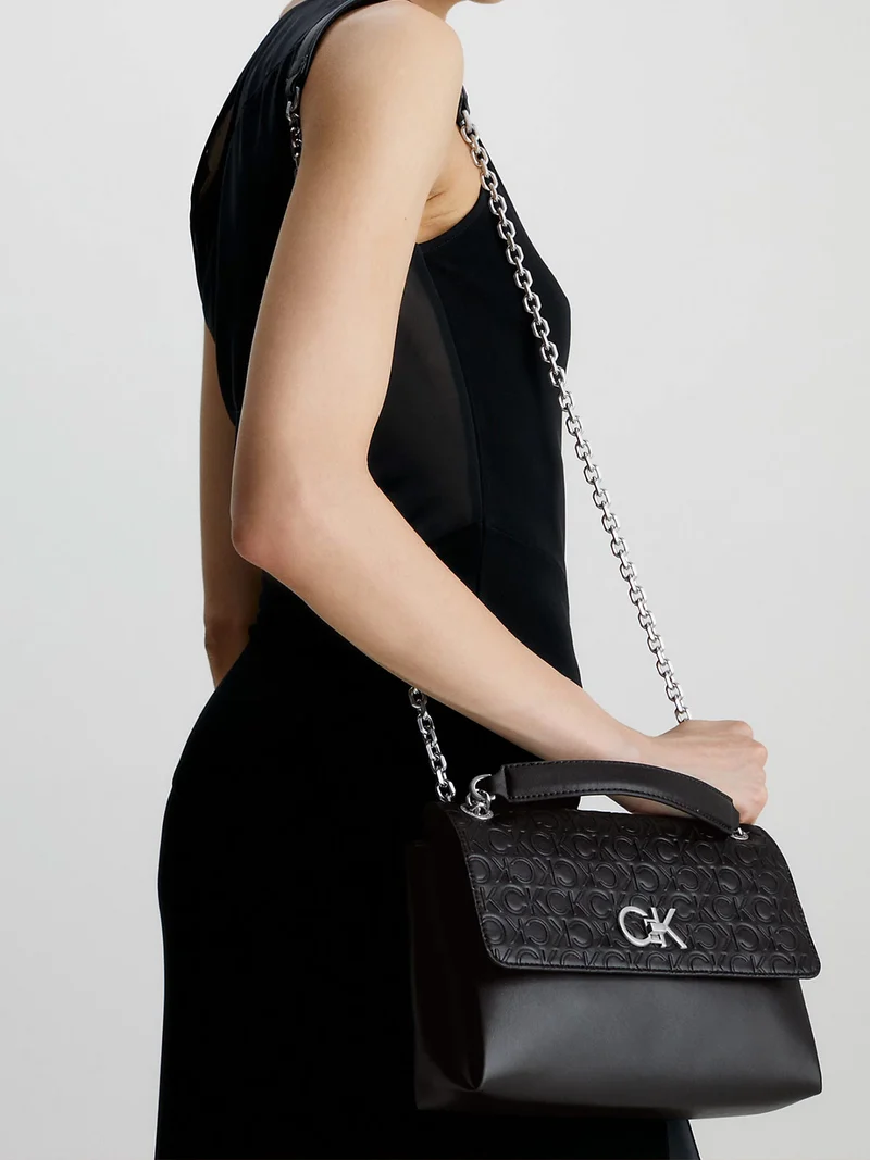 Re-Lock ew Cony Crossbody Borsa a tracolla con stampe - nero