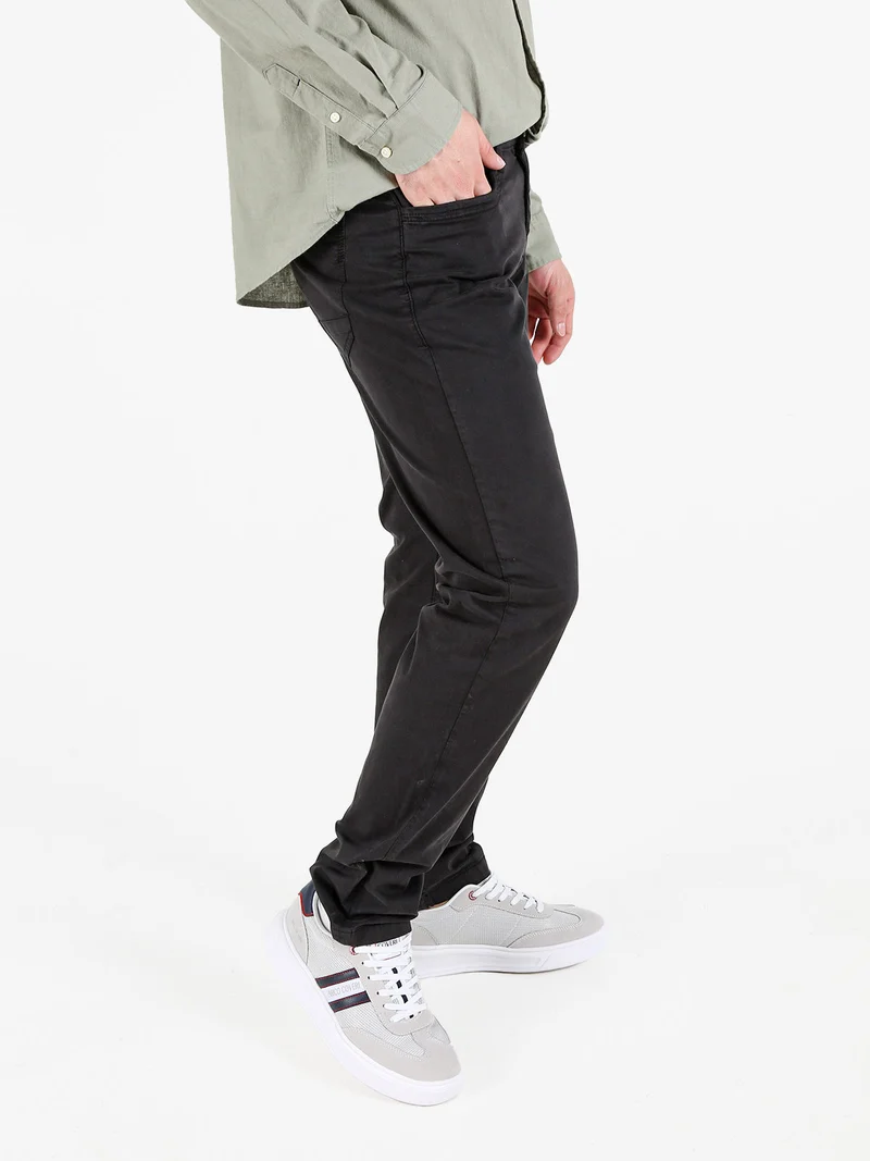 Pantaloni da uomo in cotone - nero