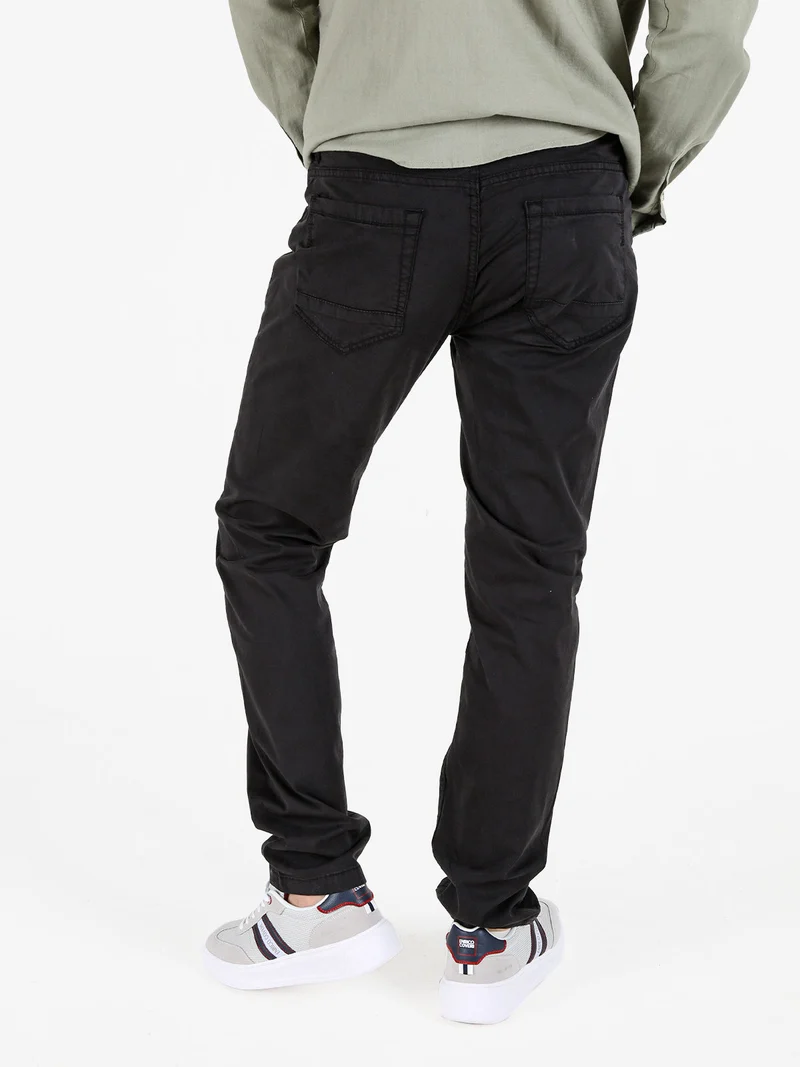 Pantaloni da uomo in cotone - nero
