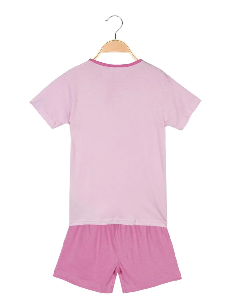 Pigiama corto in cotone - rosa