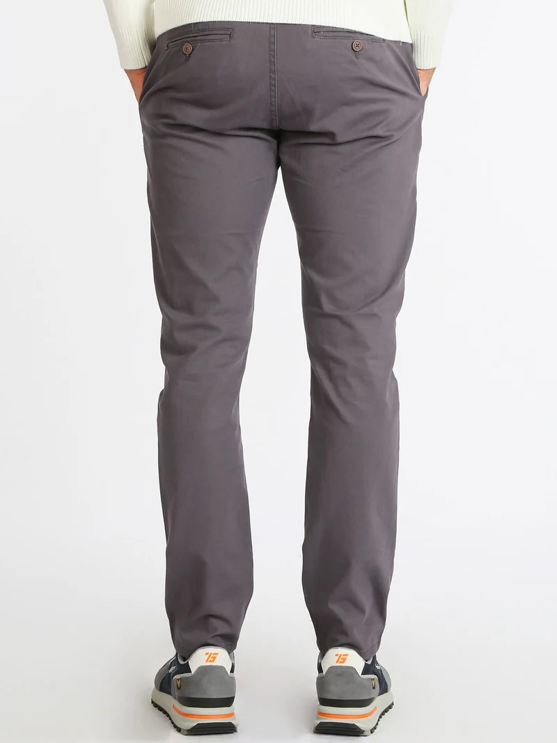 Pantaloni casual da uomo - grigio scuro