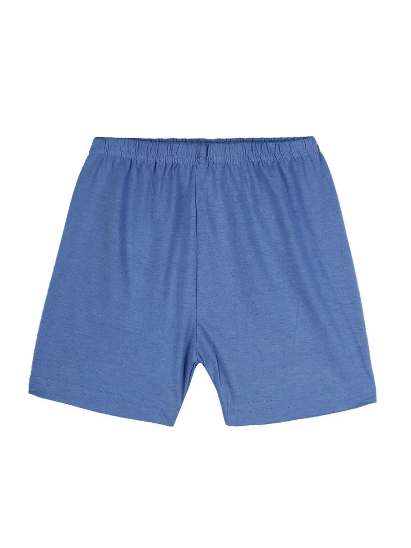 Pigiama corto bimbo 2 pezzi - azzurro