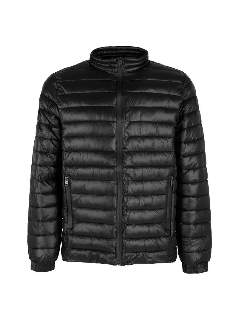Giubbotto da uomo 100 grammi con zip - nero