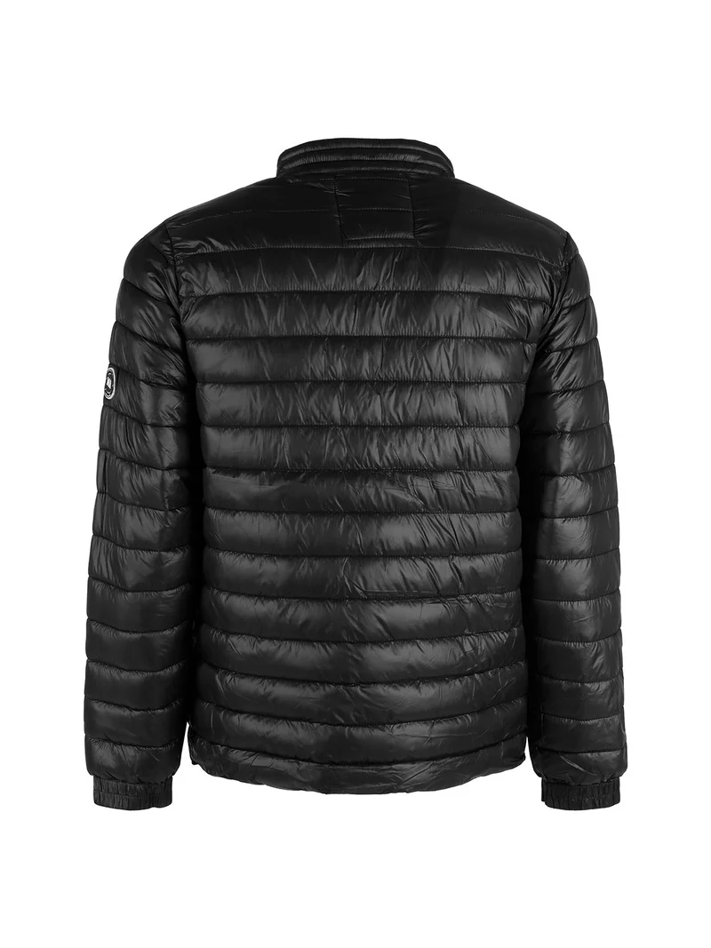 Giubbotto da uomo 100 grammi con zip - nero