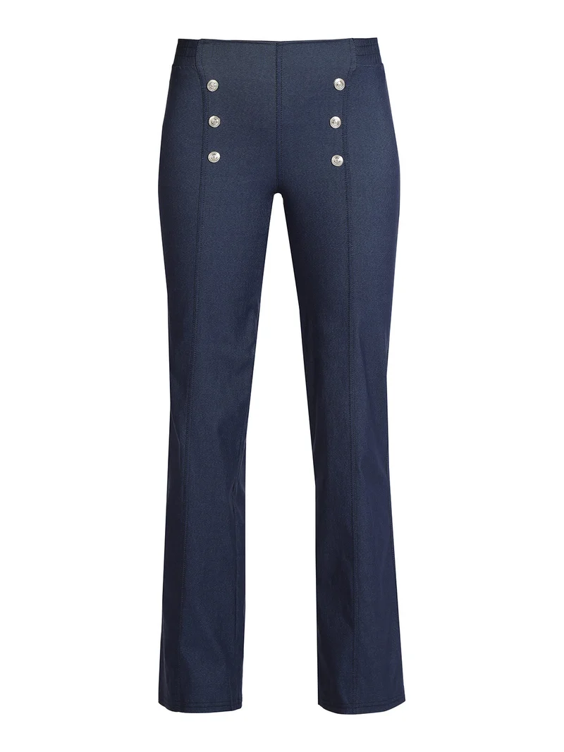 Pantaloni svasati donna - blu scuro