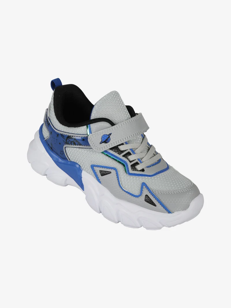 Sneakers sportive da bambino con strappo - grigio