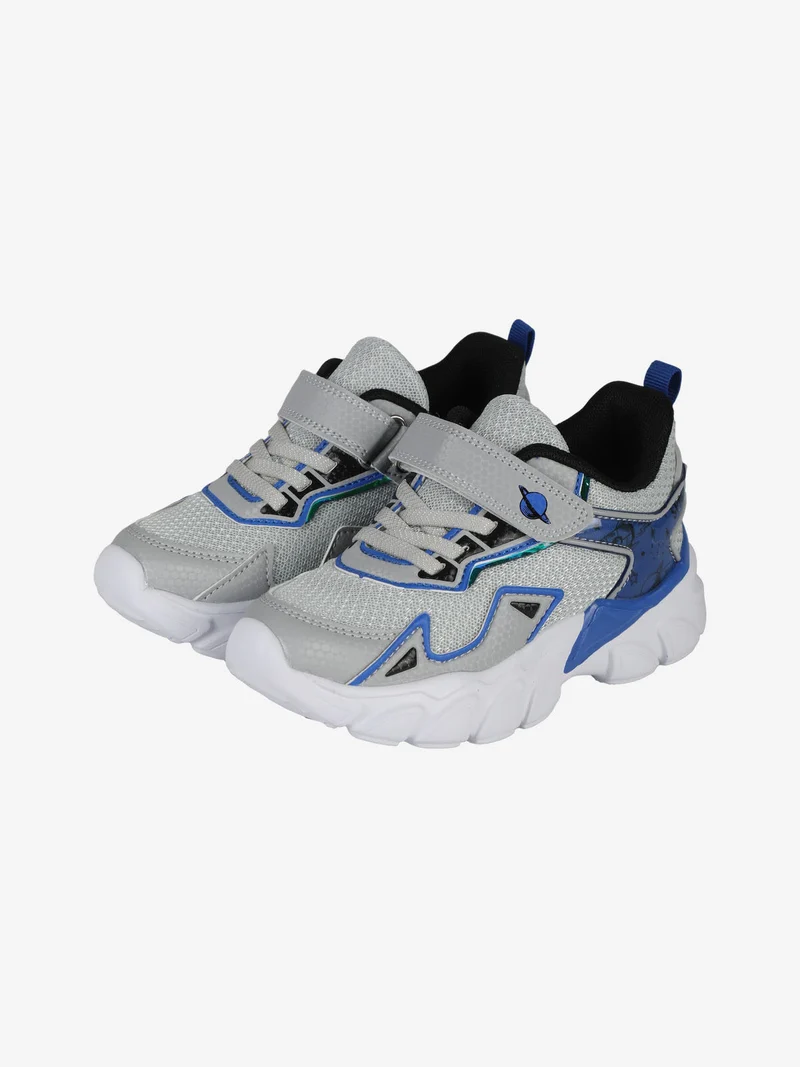 Sneakers sportive da bambino con strappo - grigio