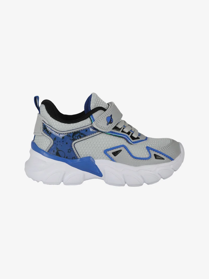 Sneakers sportive da bambino con strappo - grigio