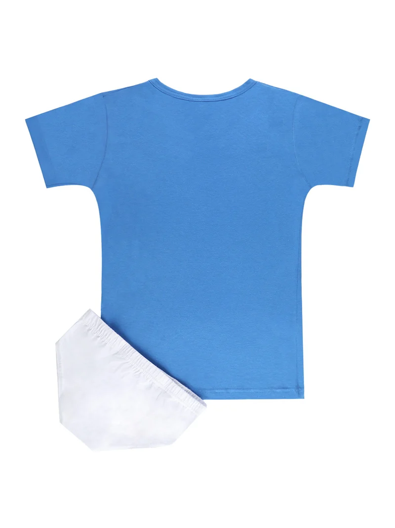 PiXAR completo intimo 2 pezzi bambino con stampa - blu