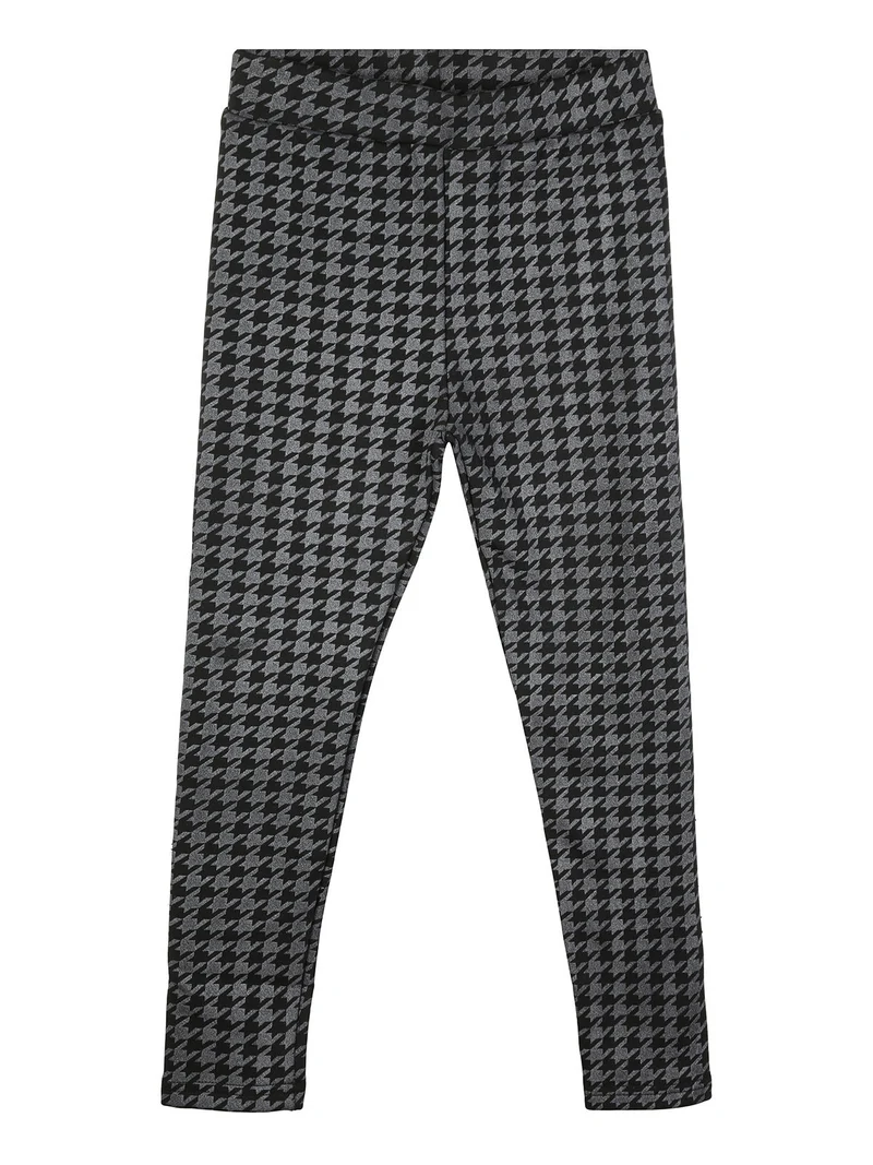 Leggings pesanti da bambina - nero