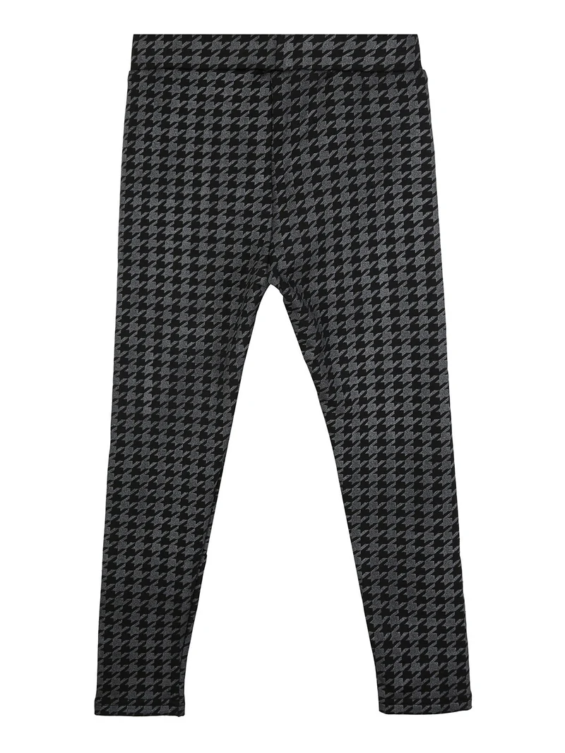 Leggings pesanti da bambina - nero