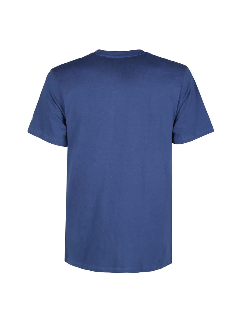 T-shirt intima da uomo girocollo in cotone - blu