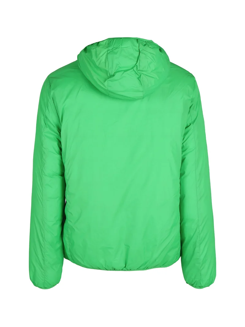 Piumino da uomo reversibile con cappuccio - mela