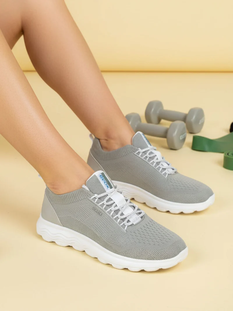 SPHERICA Sneakers donna in maglia - grigio