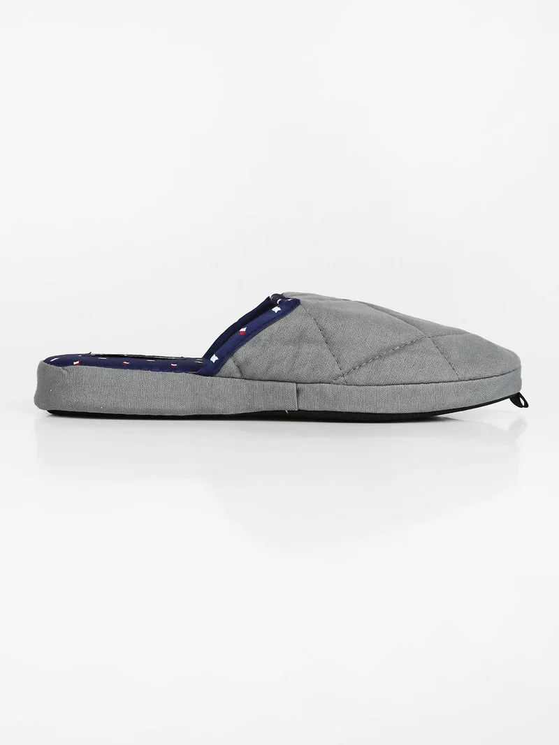 Pantofole uomo in tessuto - grigio