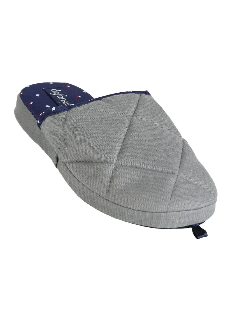 Pantofole uomo in tessuto - grigio