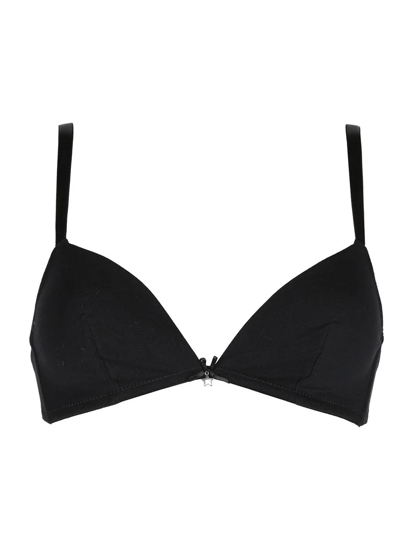 1458 Reggiseno a triangolo senza ferretto coppa B - nero