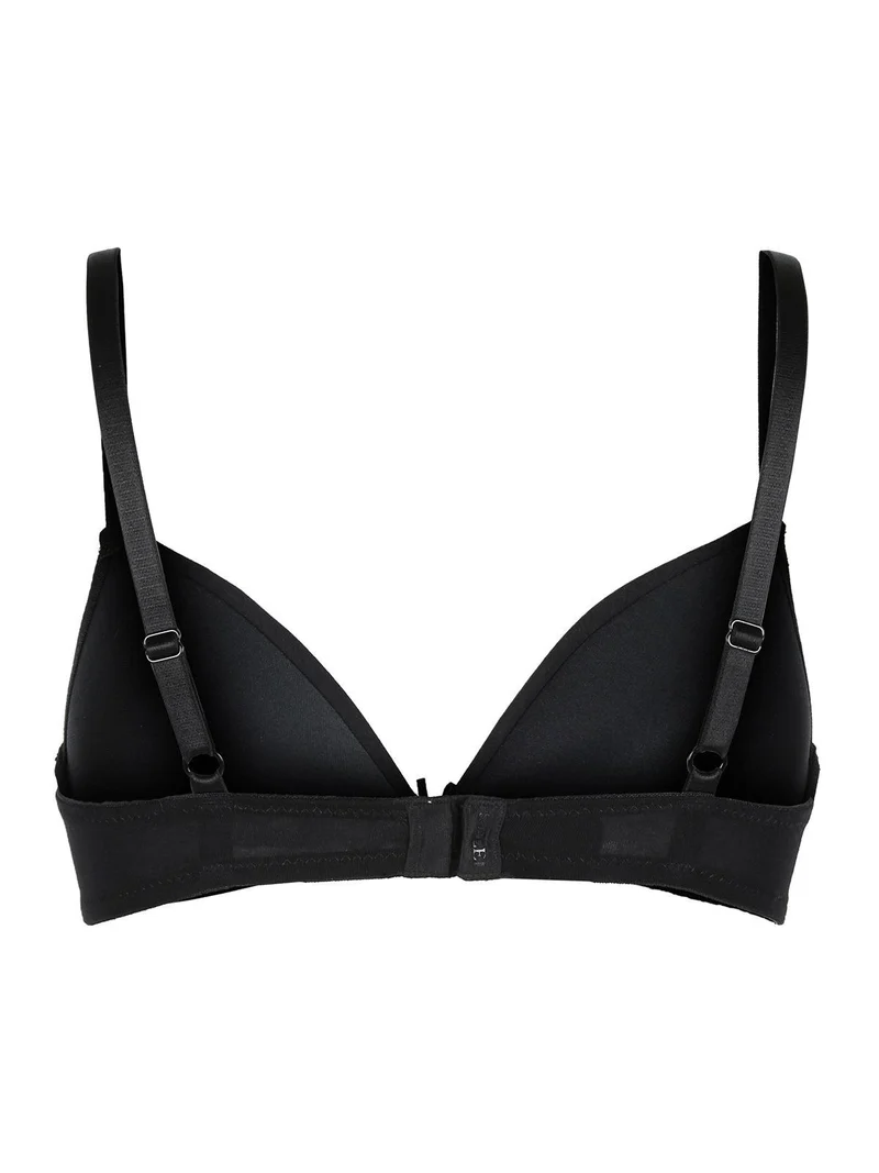 1458 Reggiseno a triangolo senza ferretto coppa B - nero