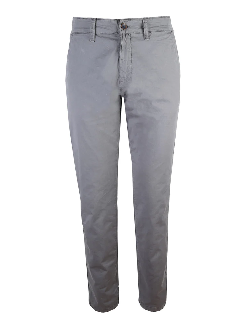 Pantaloni da uomo in cotone a vita bassa - grigio