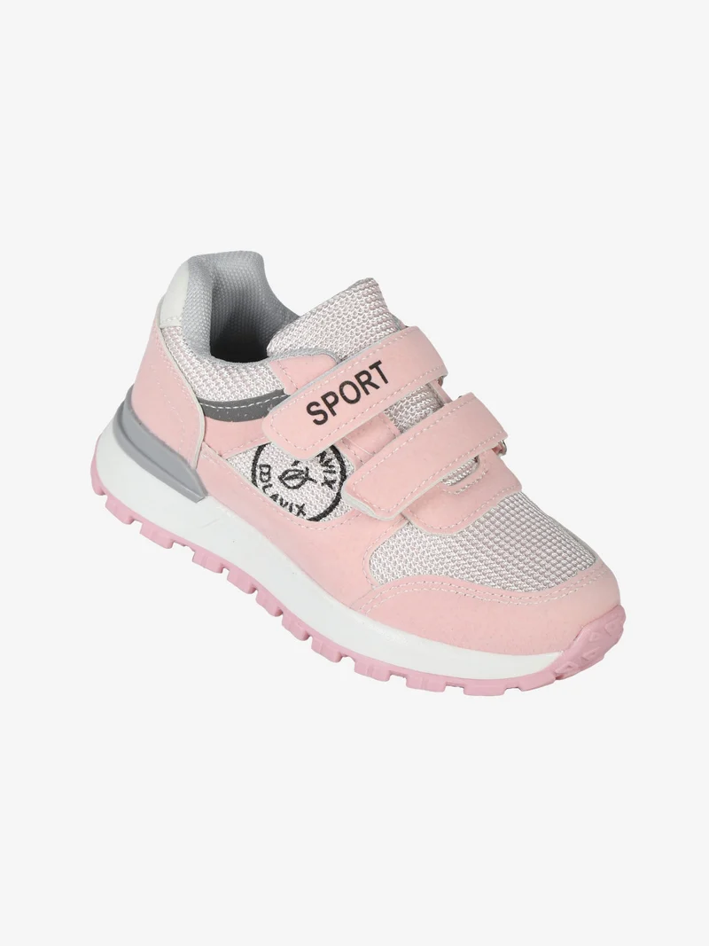 Sneakers da bambina con strappi - rosa