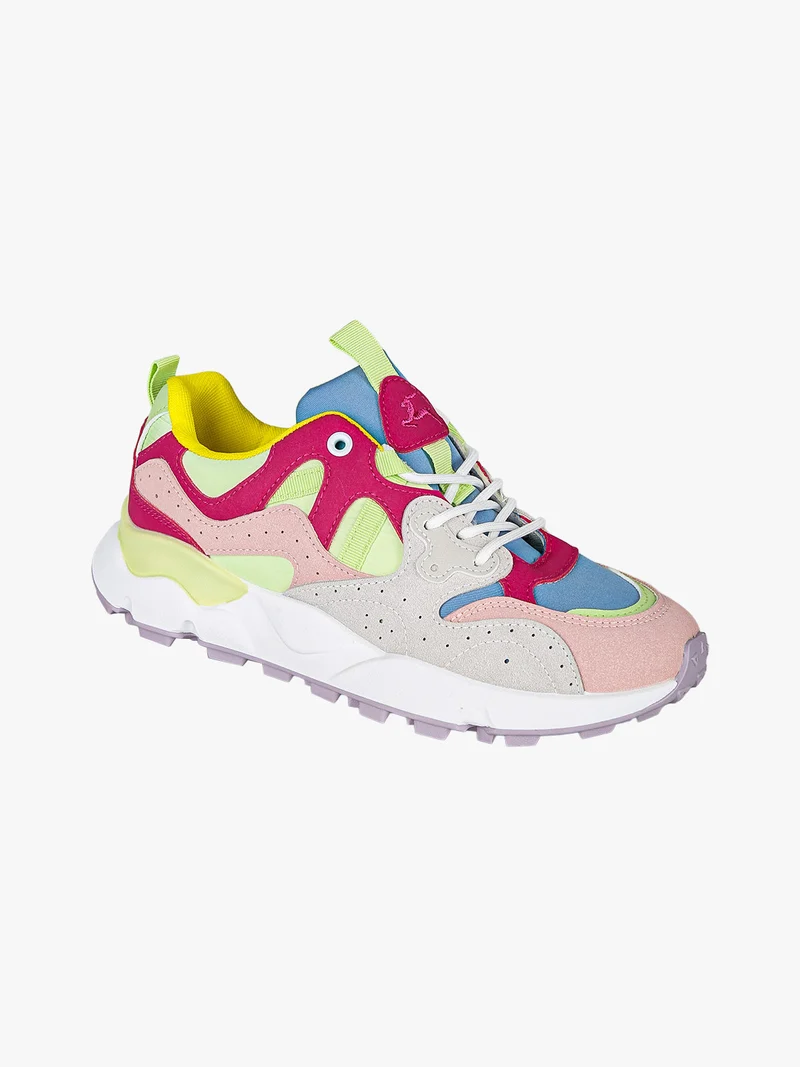Sneakers stringate da donna - rosa
