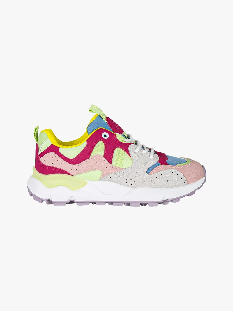 Sneakers stringate da donna - rosa