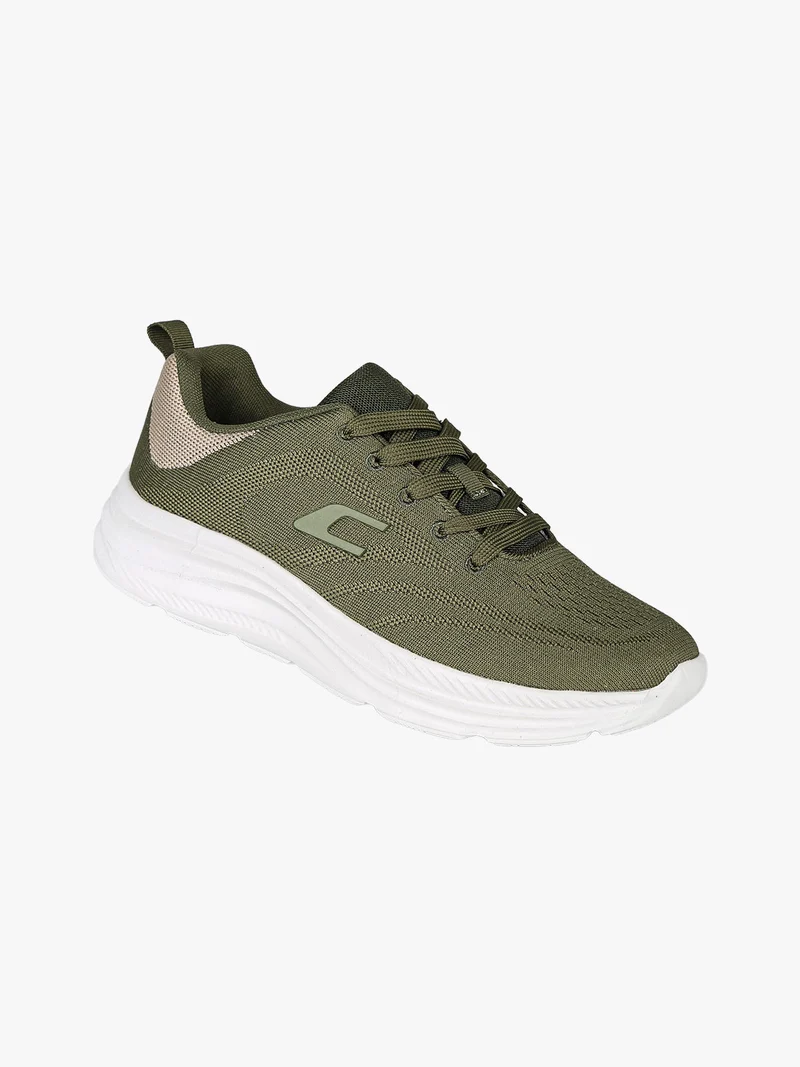 Sneakers sportive da uomo in tessuto - militare